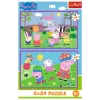 TREFL PUZZLE Dėlionė - 2x24 - Peppa žaidimų aikštelėje - Peppa Pig 34435