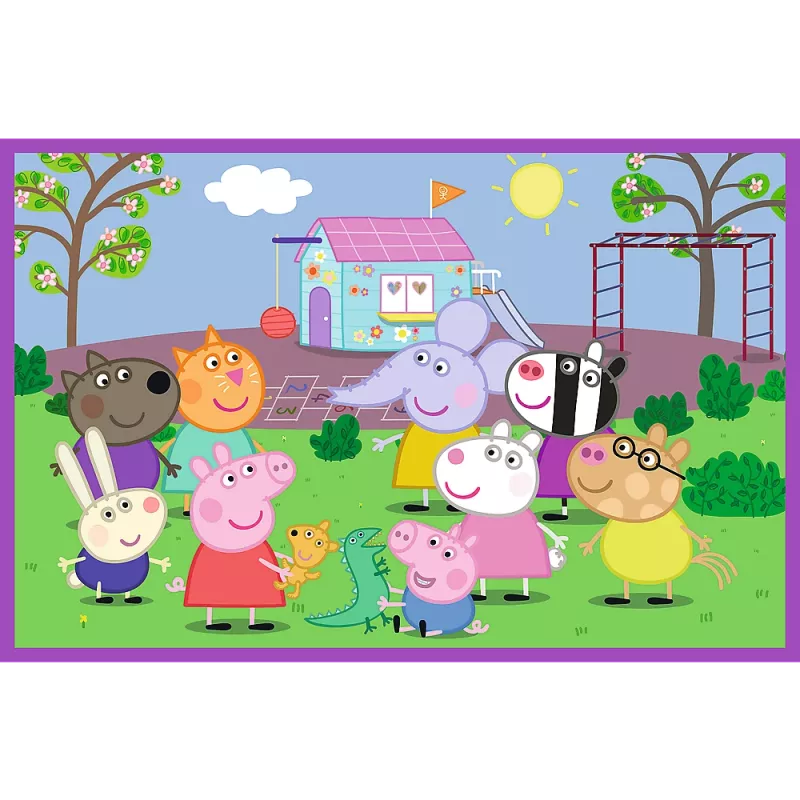TREFL PUZZLE Dėlionė - 2x24 - Peppa žaidimų aikštelėje - Peppa Pig 34435