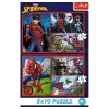 TREFL PUZZLE Dėlionė - 2x70 - Spider Stories - Disney Marvel Spiderman Trefl 34443