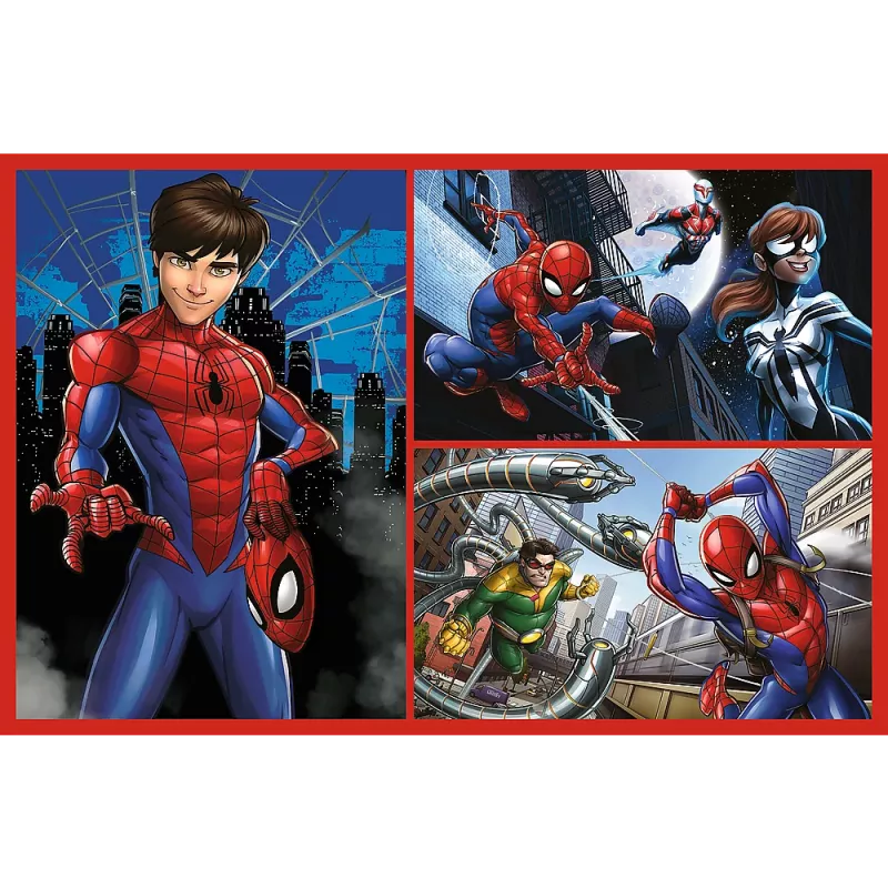 TREFL PUZZLE Dėlionė - 2x70 - Spider Stories - Disney Marvel Spiderman Trefl 34443
