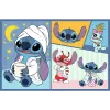 TREFL PUZZLE Dėlionė 2x70 Nuobodžiauti su Stitch'u nebus laiko Disney Lilo Stitch Trefl 34444