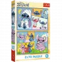 TREFL PUZZLE Dėlionė 2x70 Nuobodžiauti su Stitch'u nebus laiko Disney Lilo Stitch Trefl 34444