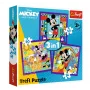 TREFL PUZZLE Dėlionė – 3-in-1 (20, 36, 50 dalių) – Mikis ir jo linksmoji komanda – Peliukas Mikis ir draugai – Trefl 34894