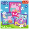 TREFL PUZZLE Dėlionė - 3 viename - Pepos Kiaulytės įpročiai Trefl 34893