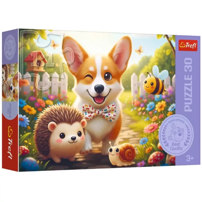 TREFL PUZZLE Dėlionė - 30 – Diena su Korgiu – Trefl 18347