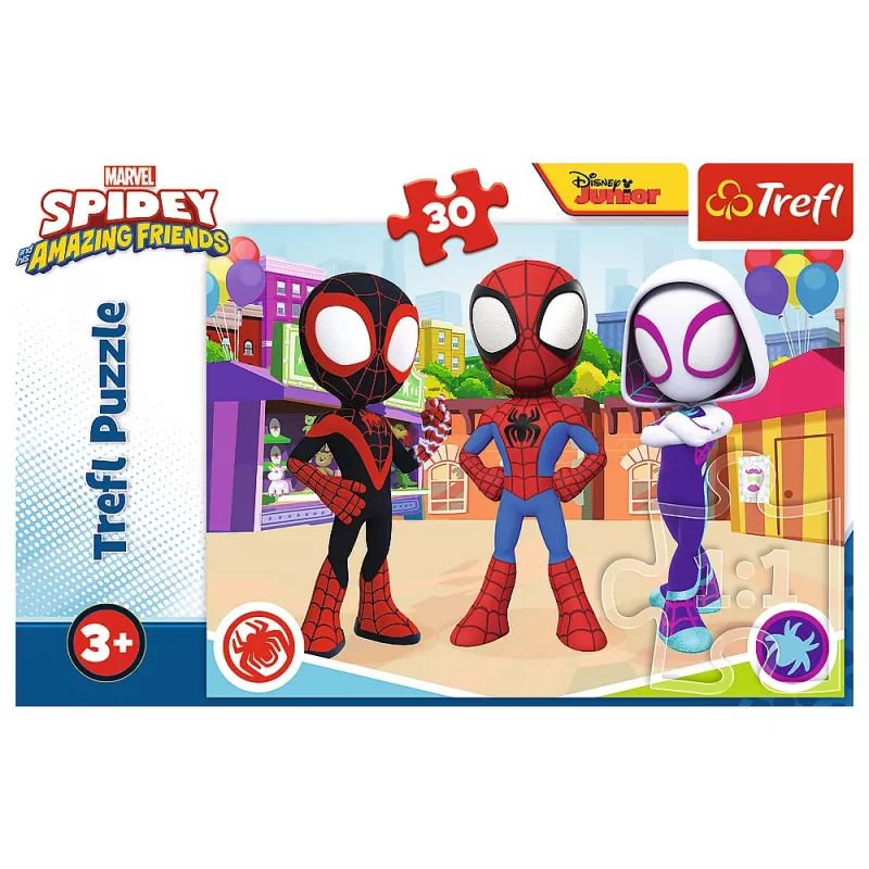 TREFL PUZZLE Dėlionė - 30 - Adventures of Spiday and Friends - Trefl 18285
