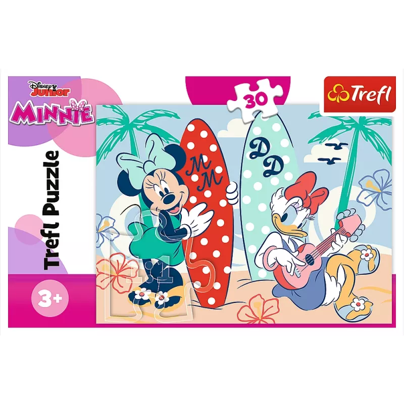 TREFL PUZZLE Dėlionė – 30 – Spalvingoji Minė – Disney Minnie Trefl 18302