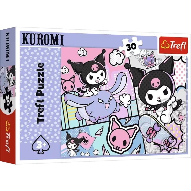 TREFL PUZZLE Dėlionė - 30 - Žaidimai su Kuromi / Hello Kitty 18325