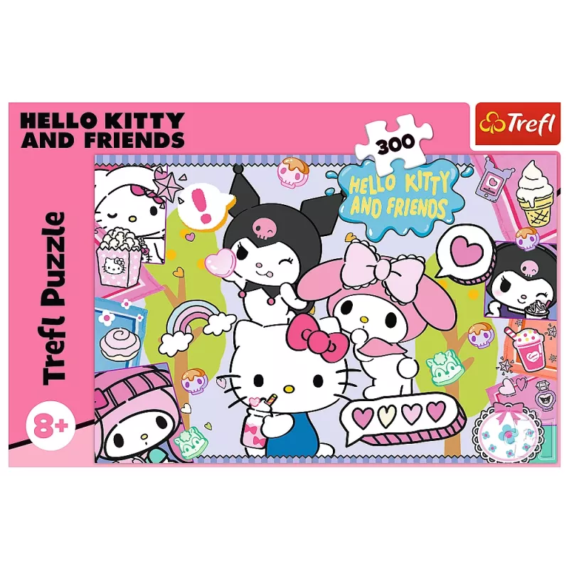 TREFL PUZZLE Dėlionė 300 - Crazy Trio - Hello Kitty
