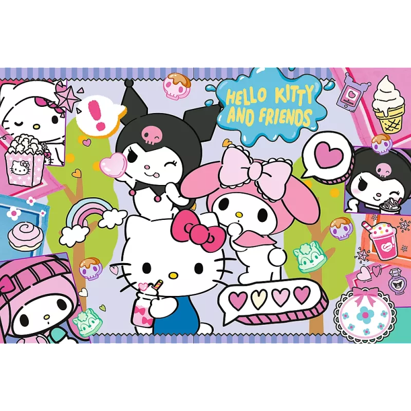 TREFL PUZZLE Dėlionė 300 - Crazy Trio - Hello Kitty