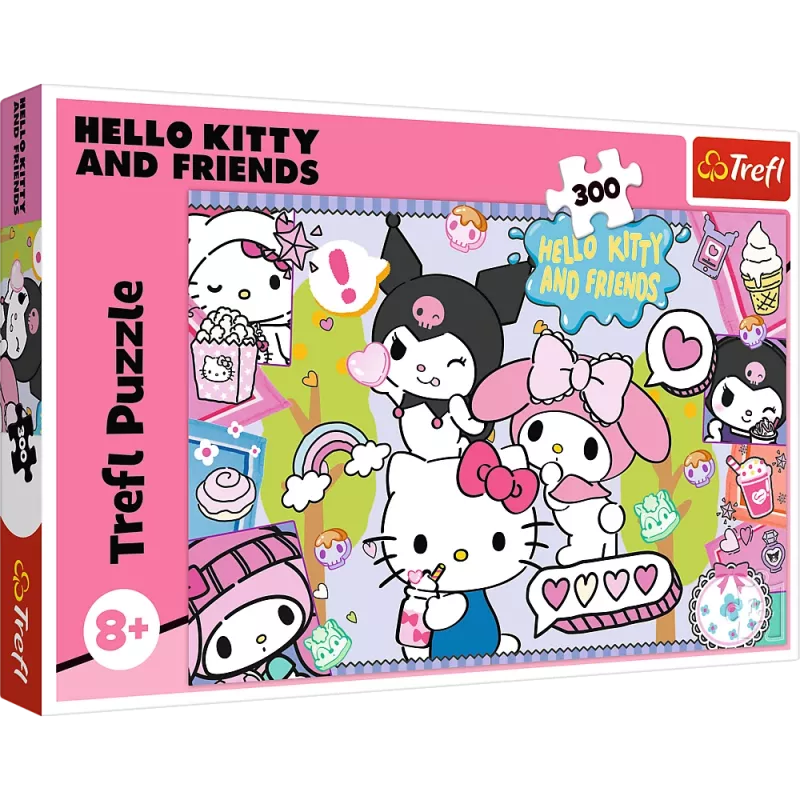 TREFL PUZZLE Dėlionė 300 - Crazy Trio - Hello Kitty
