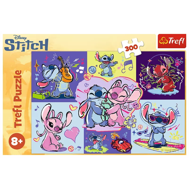 TREFL PUZZLE Dėlionė – 300 dalių – Spirited Stitch – Disney Lilo ir Stitch Trefl 23033