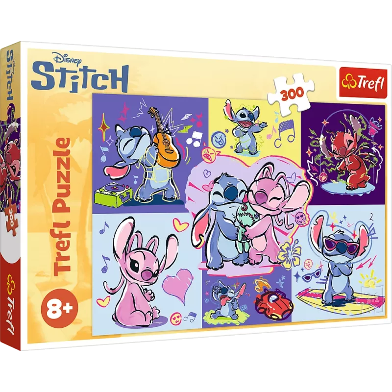 TREFL PUZZLE Dėlionė – 300 dalių – Spirited Stitch – Disney Lilo ir Stitch Trefl 23033