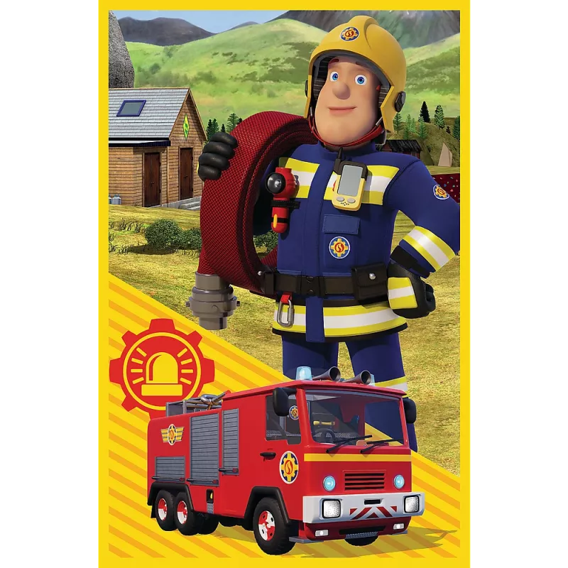 TREFL PUZZLE Dėlionė - 3x50 - Fireman Sam Fire Station Crew