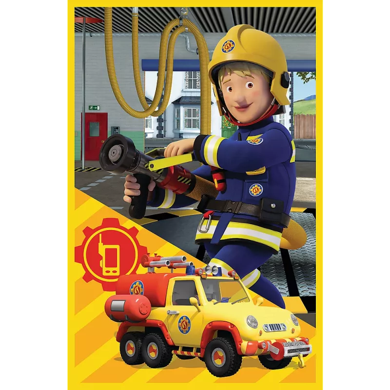 TREFL PUZZLE Dėlionė - 3x50 - Fireman Sam Fire Station Crew