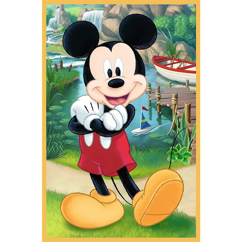 TREFL PUZZLE Dėlionė - 3x50 - Pelės atostogauja Disney Trefl 34881