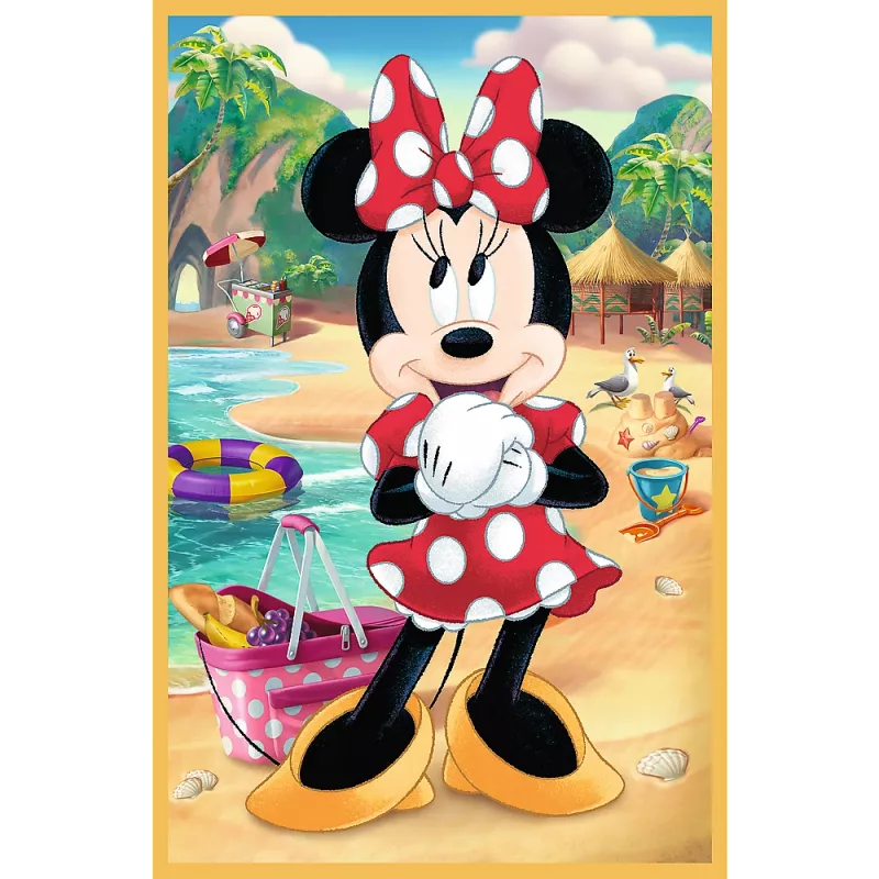TREFL PUZZLE Dėlionė - 3x50 - Pelės atostogauja Disney Trefl 34881
