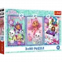 TREFL PUZZLE Dėlionė 3x80 - Spalvingos Gabės dienos Trefl 34882