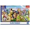 TREFL PUZZLE Dėlionė - 3x80 - Dog Pack Paw Patrol Trefl 34886