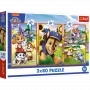 TREFL PUZZLE Dėlionė - 3x80 - Dog Pack Paw Patrol Trefl 34886