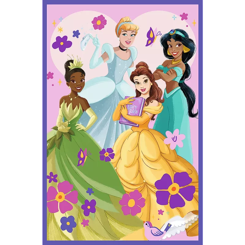 TREFL PUZZLE Dėlionė - 3x80 - Princesės draugės - Disney Princess Trefl 34884