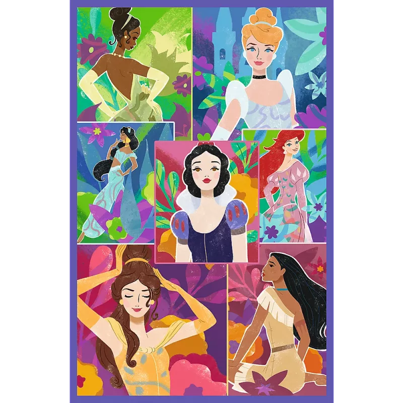 TREFL PUZZLE Dėlionė - 3x80 - Princesės draugės - Disney Princess Trefl 34884