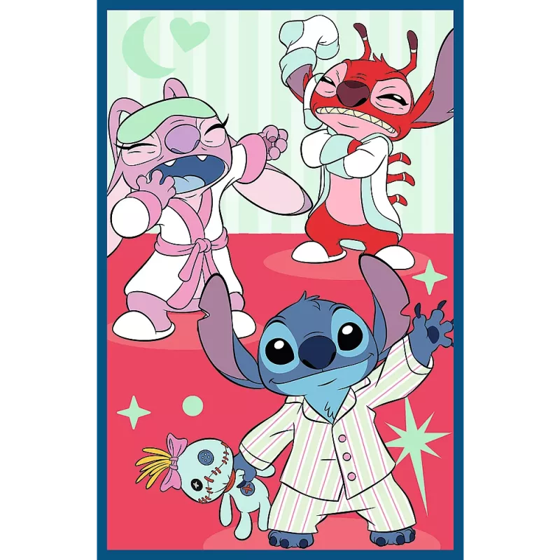TREFL PUZZLE Dėlionė - 3x80 - Stitch World Trefl 34885