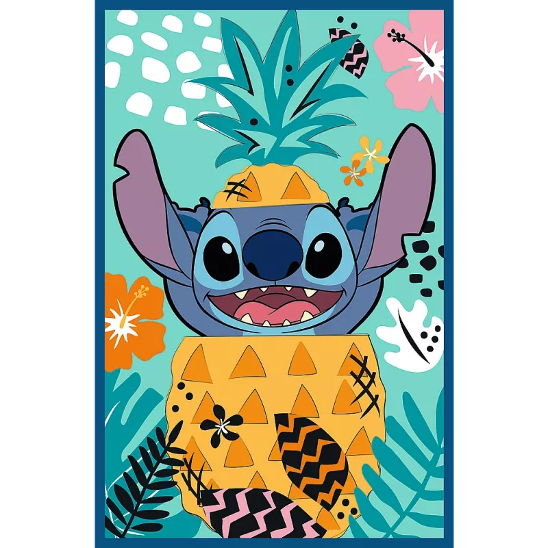 TREFL PUZZLE Dėlionė - 3x80 - Stitch World Trefl 34885