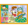 TREFL PUZZLE Dėlionė 4-in-1 – Garfield Loves Lasagna – Trefl 34673
