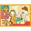 TREFL PUZZLE Dėlionė 4-in-1 – Garfield Loves Lasagna – Trefl 34673