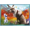 TREFL PUZZLE Dėlionė - 4v1 (12, 15, 20, 24) - The Amazing World of Frozen - Trefl 34381