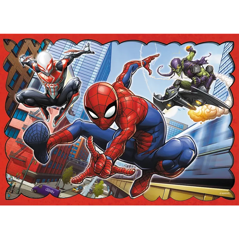 TREFL PUZZLE Dėlionė - 4v1 - Heroic Spider-Man Trefl 34384