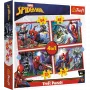TREFL PUZZLE Dėlionė - 4v1 - Heroic Spider-Man Trefl 34384