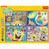 TREFL PUZZLE Dėlionė - 4x250 - SpongeBob's Crazy World Trefl 13342