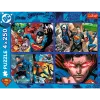 TREFL PUZZLE Dėlionė - 4x250 - Supermeno drąsa - Warner Superman Trefl 13340