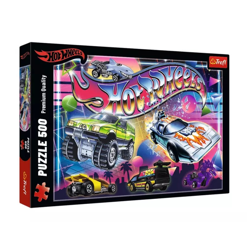 TREFL PUZZLE Dėlionė – 500 – Hot Wheels: The 80s – Trefl 37538