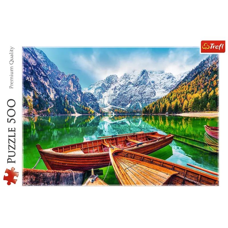 TREFL PUZZLE Dėlionė – 500 – ežeras Braies, Italija Trefl 37486