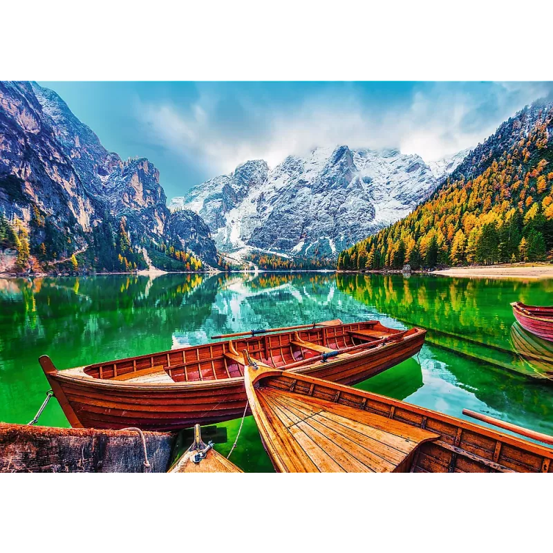 TREFL PUZZLE Dėlionė – 500 – ežeras Braies, Italija Trefl 37486