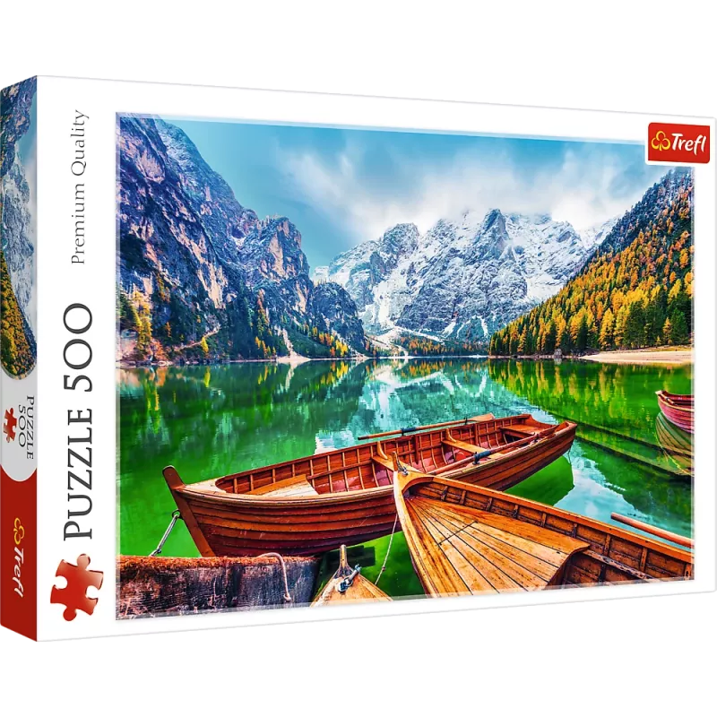 TREFL PUZZLE Dėlionė – 500 – ežeras Braies, Italija Trefl 37486
