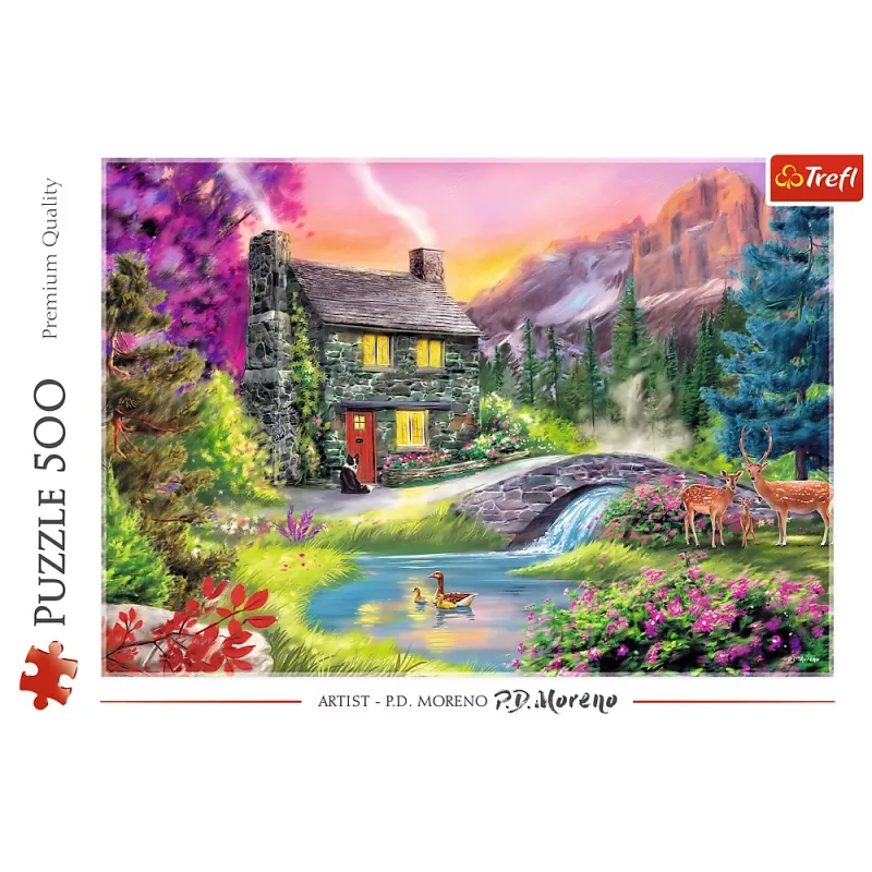 TREFL PUZZLE Dėlionė – 500 dalių – Kalnų idilė Trefl 37325