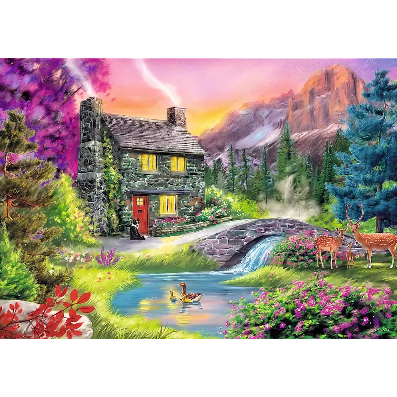 TREFL PUZZLE Dėlionė – 500 dalių – Kalnų idilė Trefl 37325
