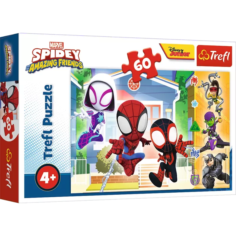 TREFL PUZZLE Dėlionė - 60 - Spidey pasaulyje Trefl 17371