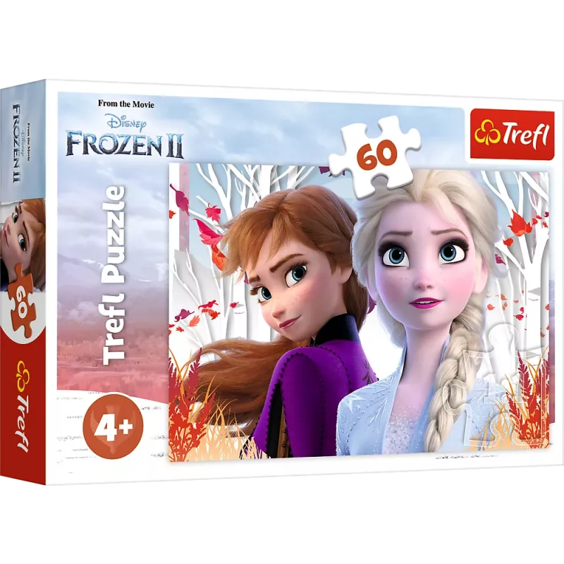 TREFL PUZZLE Dėlionė 60 Stebuklingas Anos ir Elzos pasaulis