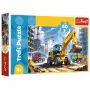 TREFL PUZZLE Dėlionė 60 - Trefl 17406 Ekskavatorius-krautuvas Traktorius