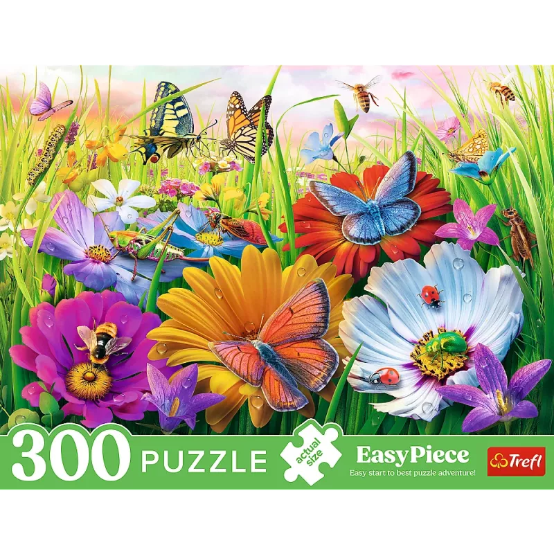 TREFL PUZZLE Dėlionė - 300 EasyPiece - Vabzdžiai pievoje Trefl 23103