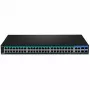 TRENDnet TPE-5240WS 48 prievadų Gigabit PoE+ išmanusis valdomas komutatorius su 4 SFP uplink, 740W PoE biudžetu, 104Gbps talpa, 1U montuojamas į stelažą