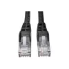 Tripp 15ft Cat6 Gigabit Snagless Molded Patch Cable RJ45 M/M Black