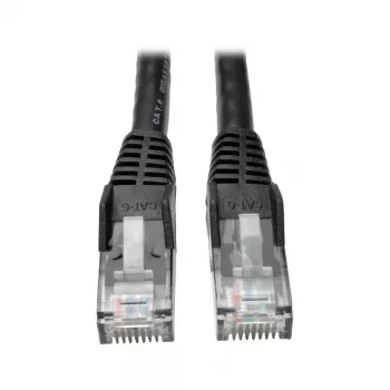 Tripp 15ft Cat6 Gigabit Snagless Molded Patch Cable RJ45 M/M Black