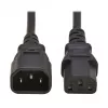 Tripp PDU maitinimo laidas C13 į C14 10A 250V H05VV-F 2m (6.6ft) juodas