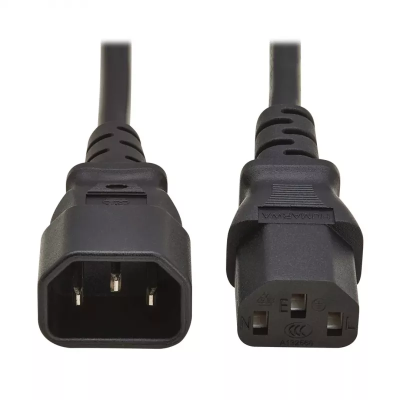 Tripp PDU maitinimo laidas C13 į C14 10A 250V H05VV-F 2m (6.6ft) juodas